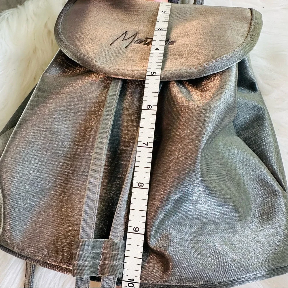 NWOT Montana Silver Flap Mini Backpack Shoulder Bag